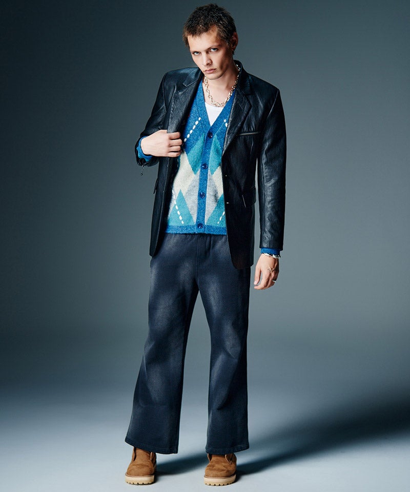 glamb(グラム)】【予約販売9月中旬～下旬入荷】Synth Leather Tailored