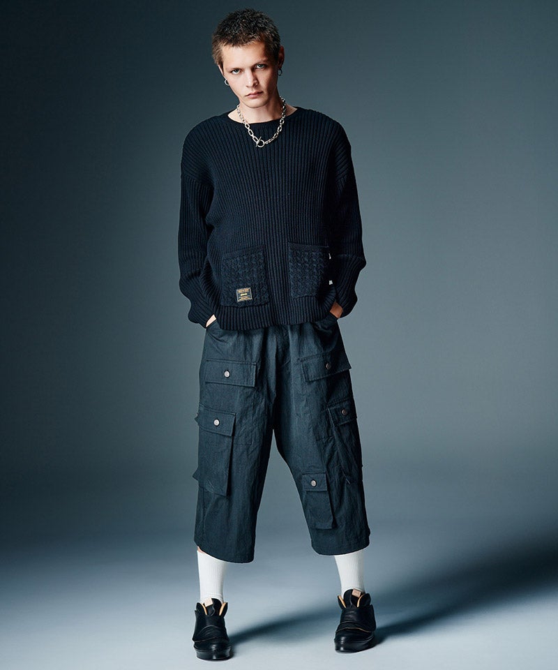 glamb(グラム)】【予約販売9月中旬～下旬入荷】Leather Drape Sneakers
