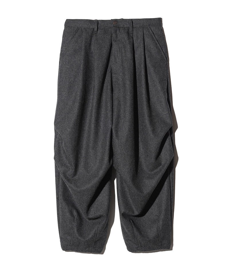 glamb(グラム)】Knee Tuck Check Pants ニータックチェックパンツ