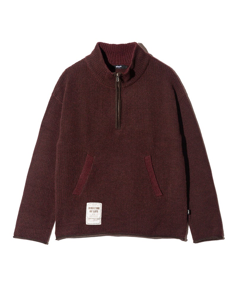 glamb(グラム)】【予約販売9月上旬～中旬入荷】High Neck Half Zip