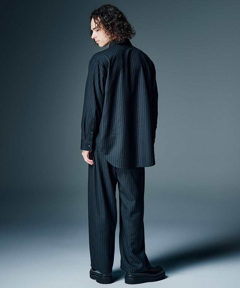 glamb(グラム)】【予約販売8月上旬～中旬入荷】Suit Fabric Shirt Set 