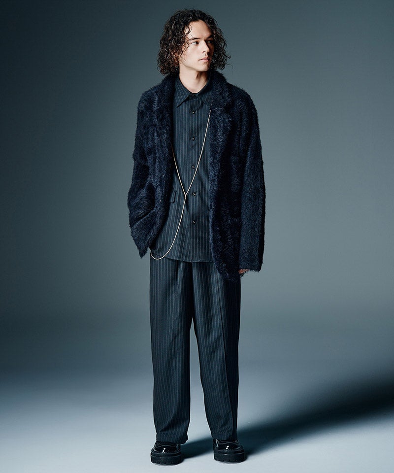glamb(グラム)】【予約販売8月上旬～中旬入荷】Suit Fabric Shirt Set