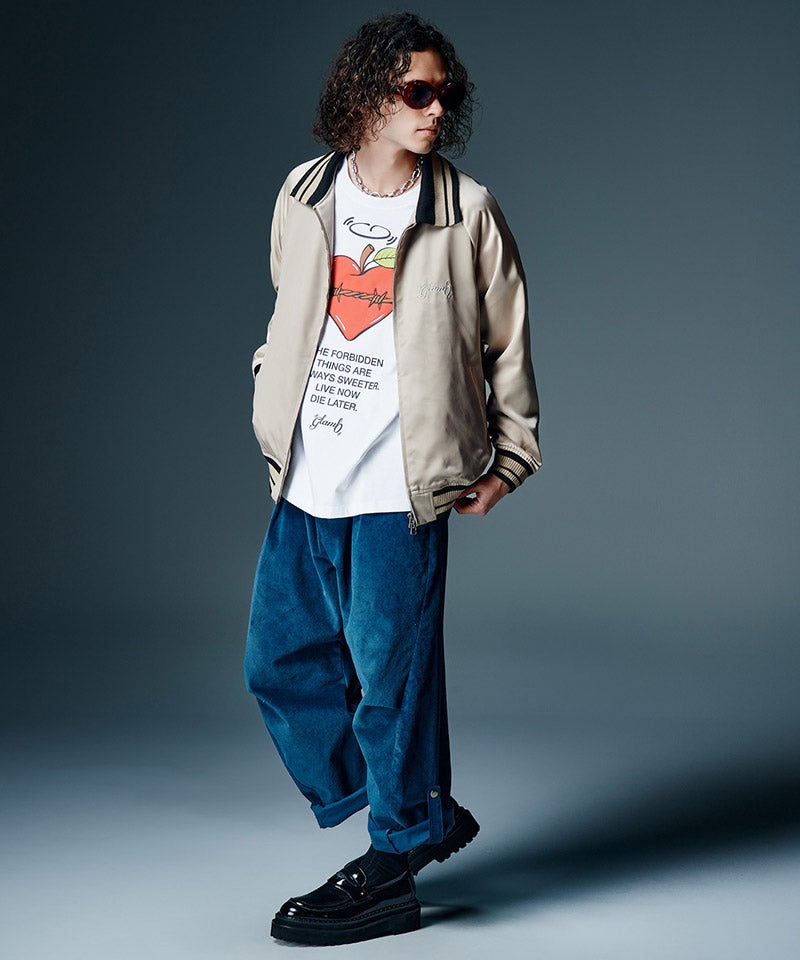 glamb(グラム)】【予約販売8月上旬～中旬入荷】Corduroy Barrel Pants