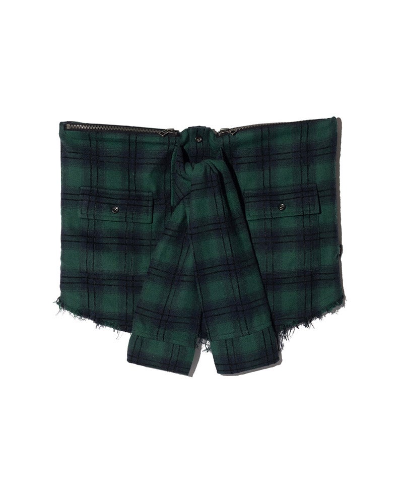 glamb(グラム)】【予約販売8月上旬～中旬入荷】Check Shirt Bag