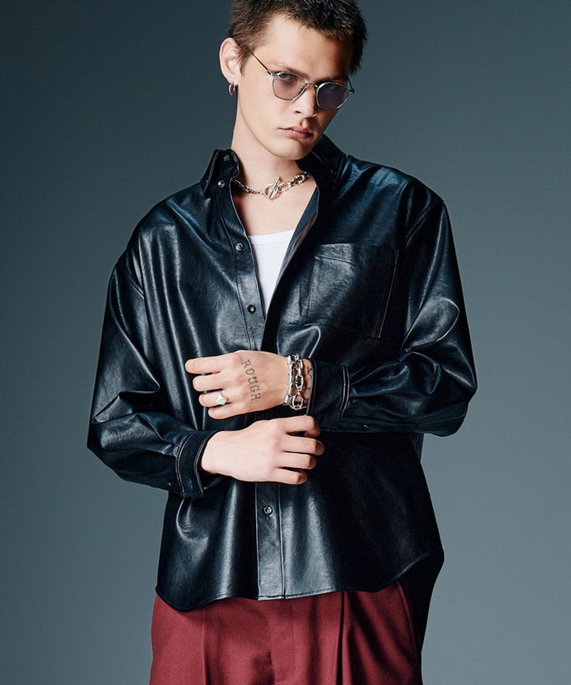 glamb(グラム)】【予約販売8月下旬～9月上旬入荷】Synth Leather