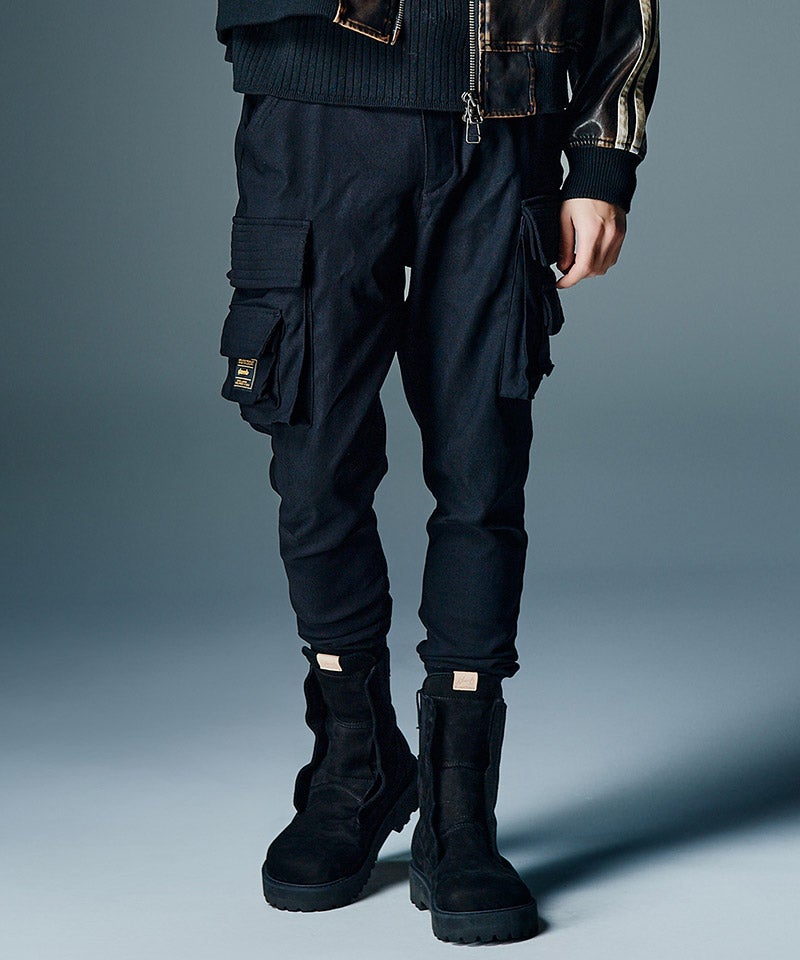 glamb(グラム)】【予約販売8月下旬～9月上旬入荷】Sarrouel Rib Cargo