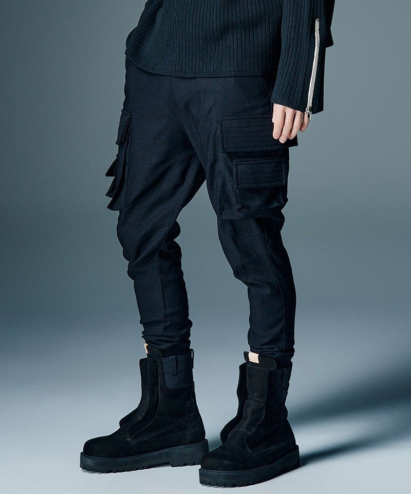 glamb(グラム)】【予約販売8月下旬～9月上旬入荷】Sarrouel Rib Cargo