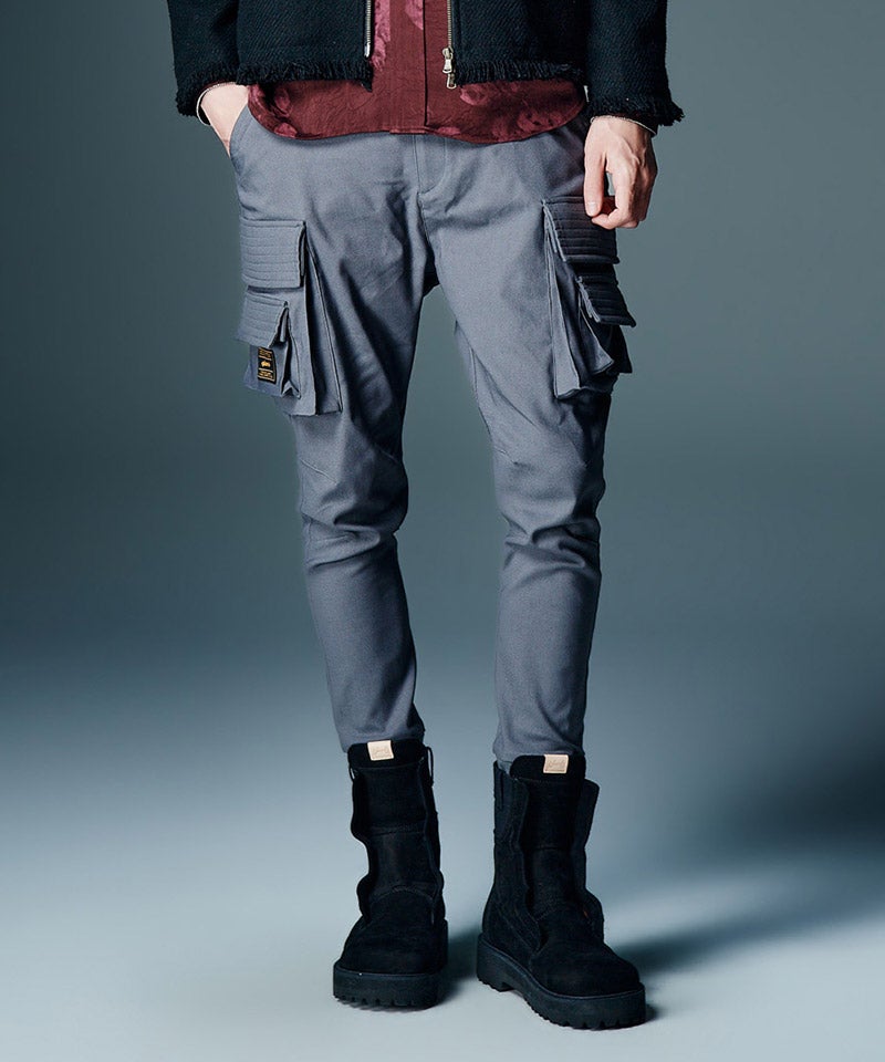 glamb(グラム)】【予約販売8月下旬～9月上旬入荷】Sarrouel Rib Cargo
