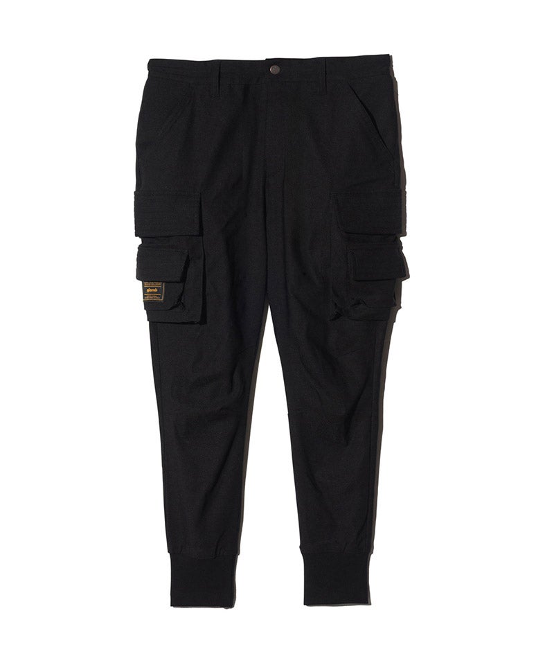 ◆美品◆ glamb グラム　サルエル　リブ　パンツ　1 M ブラック　黒 glamb(グラム)】【予約販売8月下旬～9月上旬入荷】Sarrouel Rib Cargo