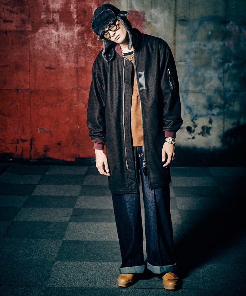 glamb(グラム)】【予約販売8月下旬～9月上旬入荷】Roll Up Baggy Denim