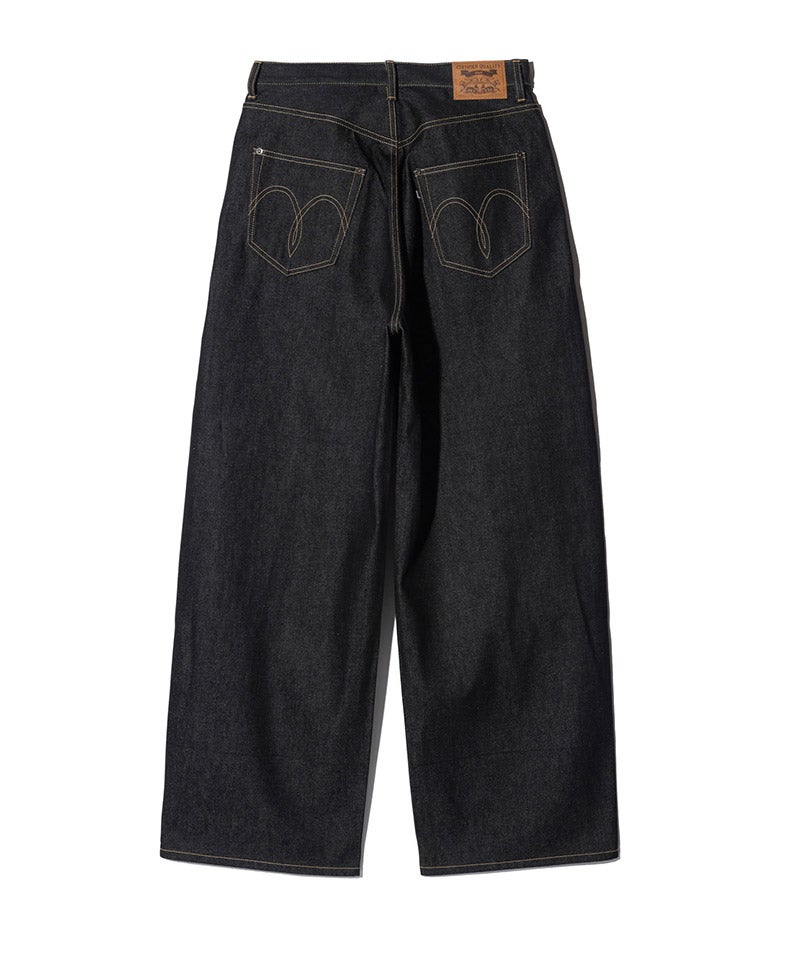 glamb(グラム)】【予約販売8月下旬～9月上旬入荷】Roll Up Baggy Denim