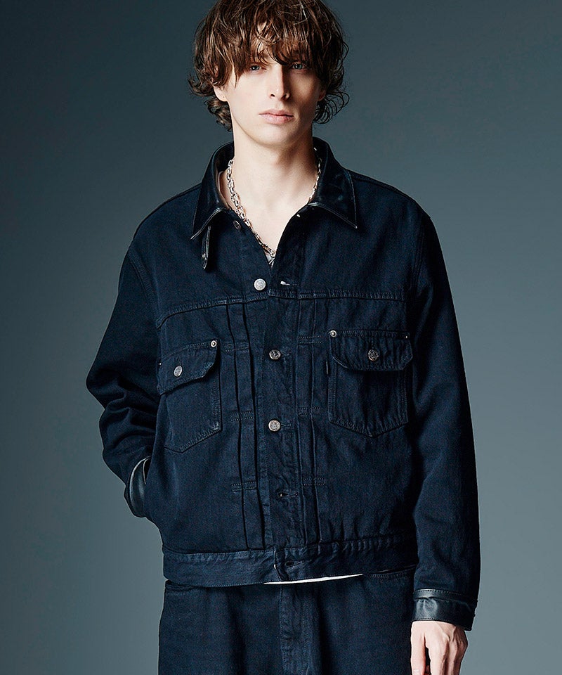 glamb(グラム)】【予約販売8月下旬～9月上旬入荷】Leather Combination