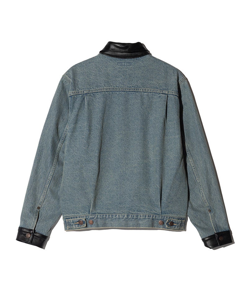 glamb　グラム　ジャケット glamb(グラム)】Synth Leather Hooded Track Jacket シンセレザー