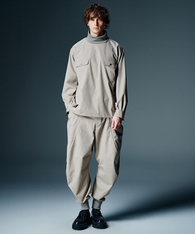 未使用　glamb　スウェットパンツ　テーパード　グレー　クロップド glamb(グラム)】【予約販売8月下旬～9月上旬入荷】Deformed Work Set