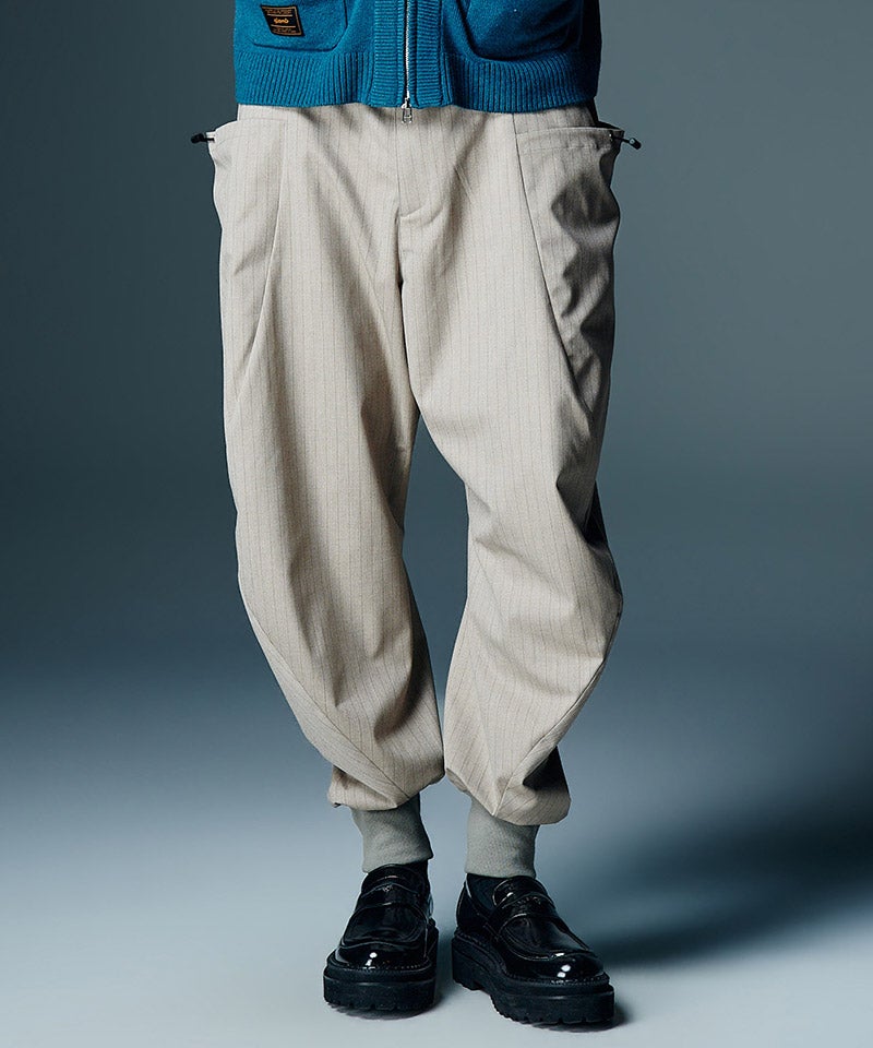 rehacer(レアセル)】【予約販売9月上旬～中旬入荷】Ridge Tuck Pants