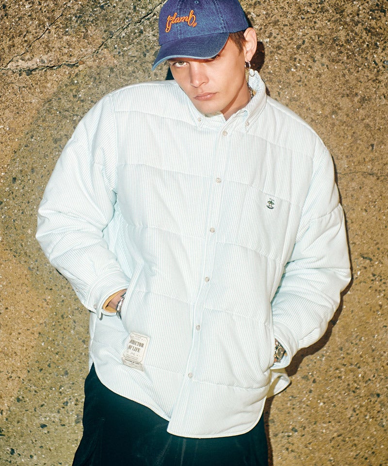 glamb(グラム)】【予約販売8月下旬～9月上旬入荷】Button Down Puff