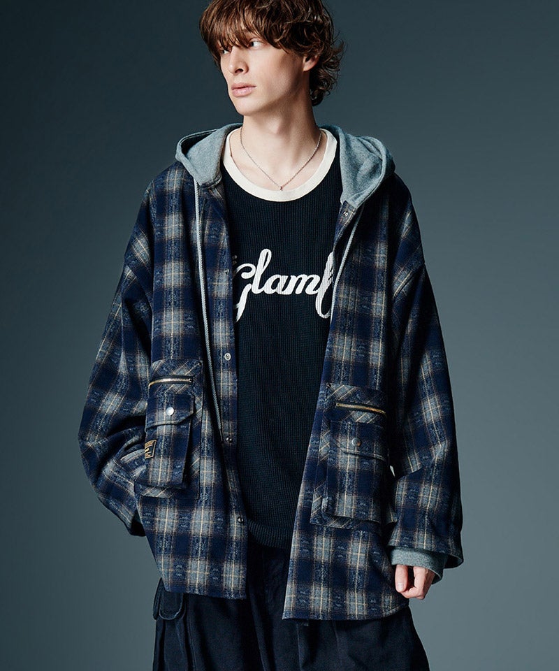 glamb(グラム)】【予約販売8月下旬～9月上旬入荷】4XL Hoodie Shirt