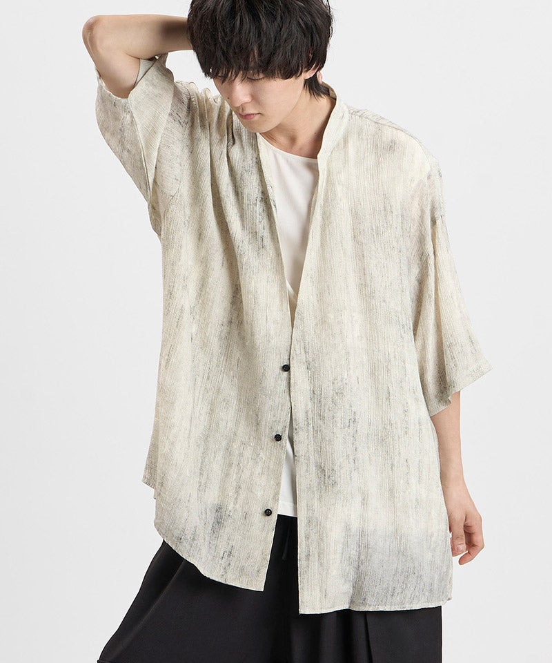 NO ID.(ノーアイディー)】【予約販売6月上旬～中旬入荷】ﾊｰﾌｽﾘｰﾌﾞVﾈｯｸ