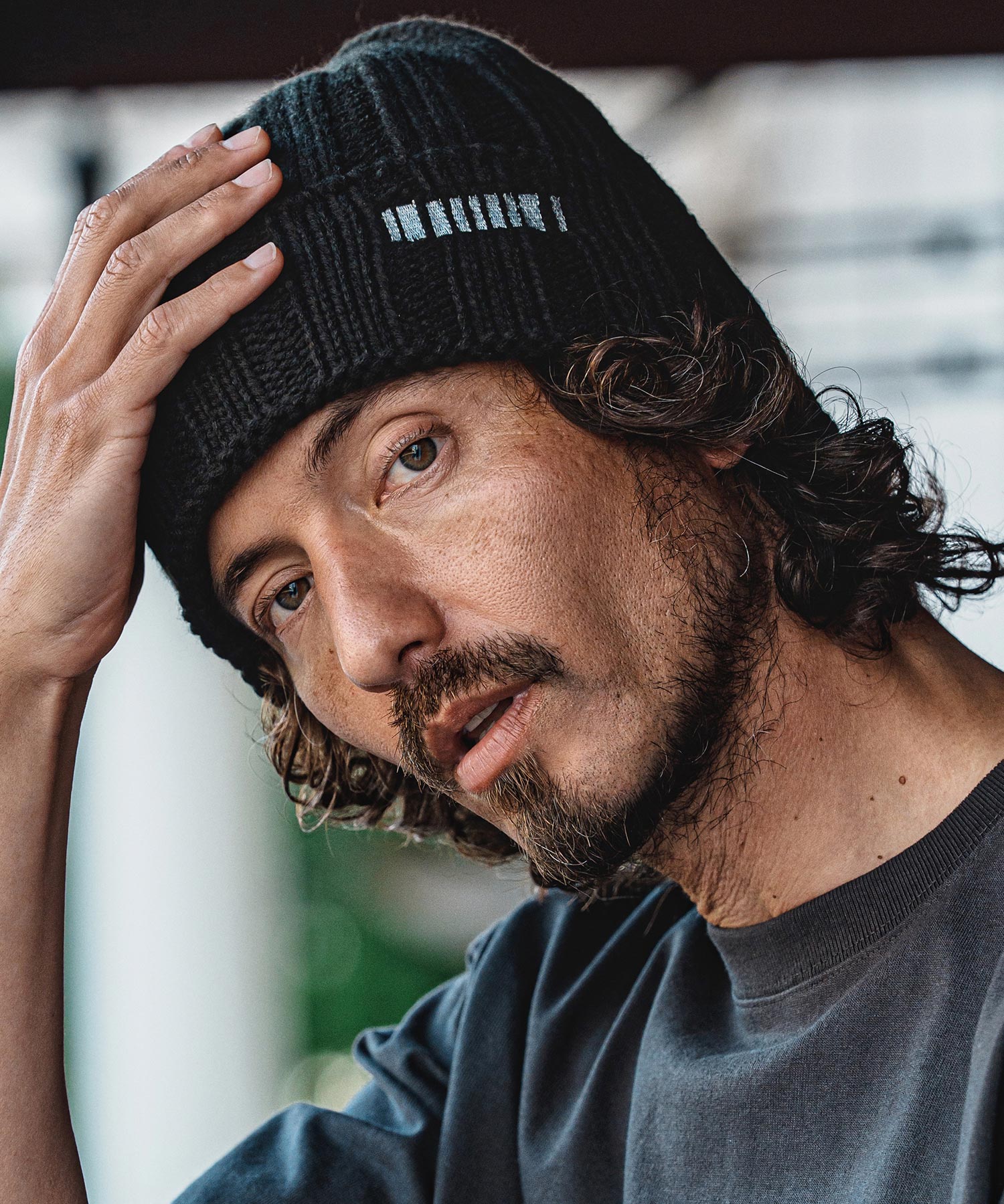 felkod(フィルコッド)】Wide Rib Knit Beanie ローゲージニット帽
