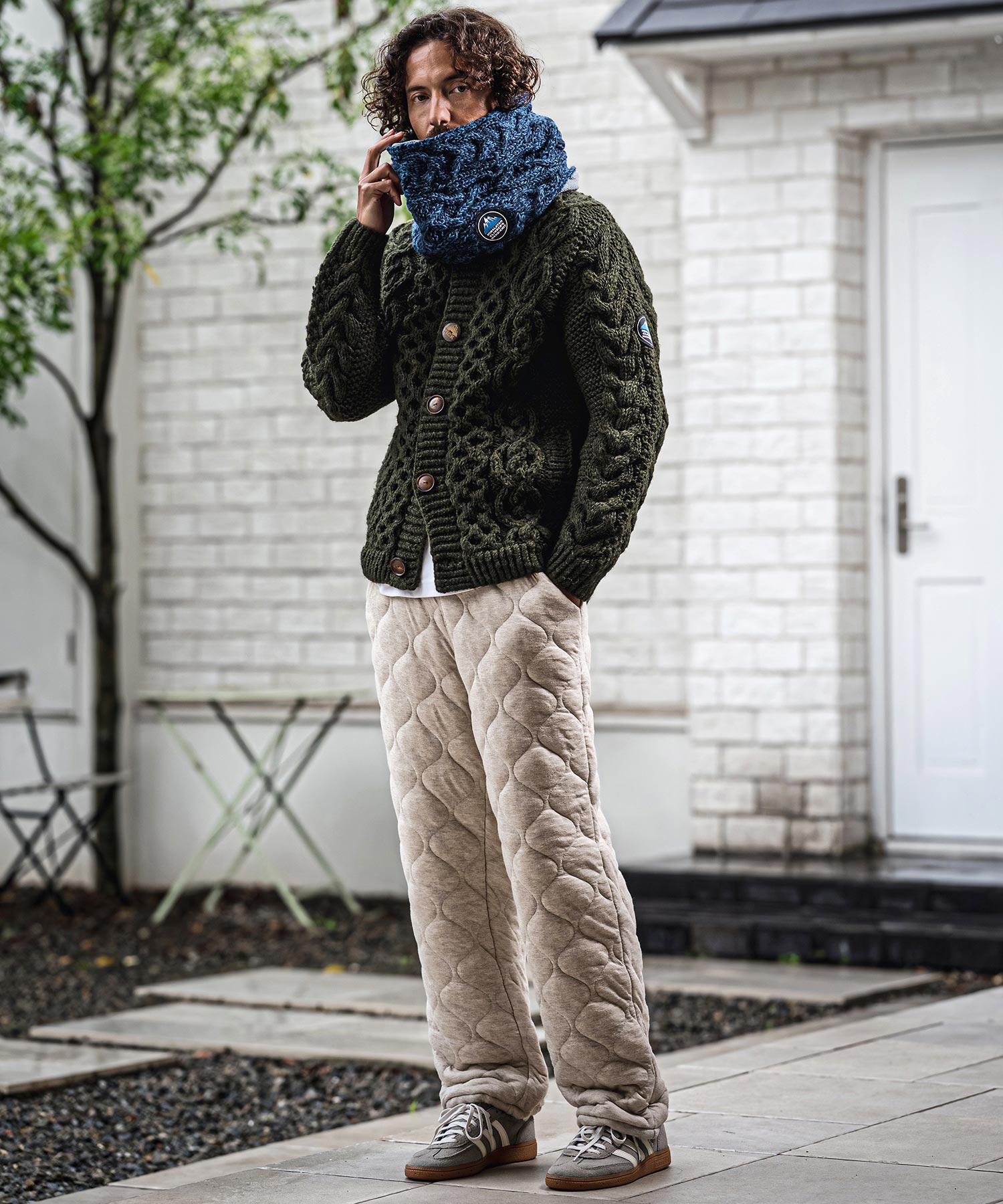 CAMBIO(カンビオ)】【予約販売11月下旬～12月上旬入荷】Wave Quilted