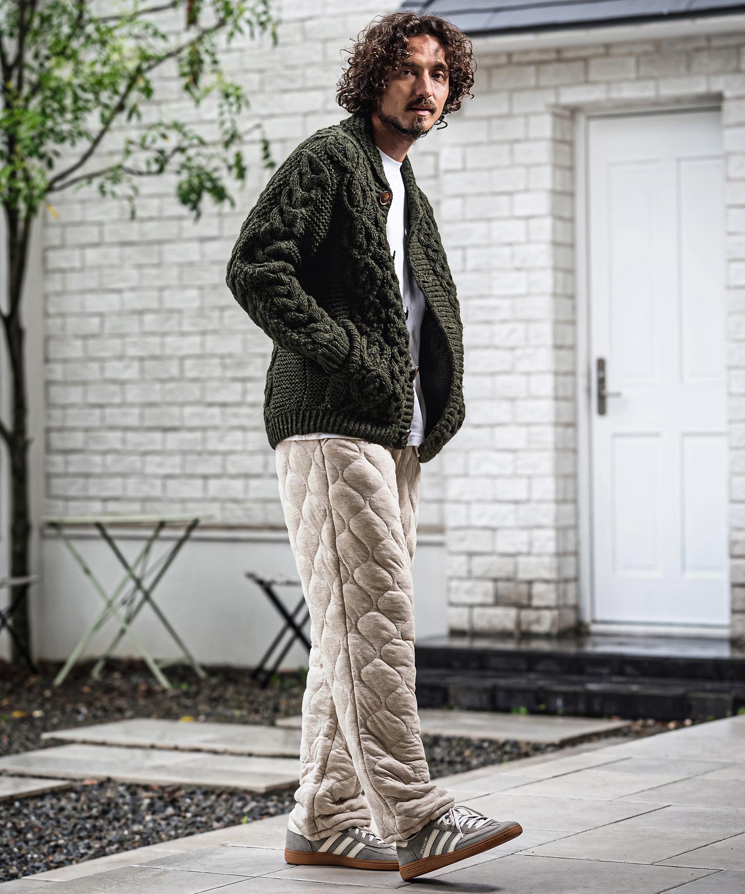 CAMBIO(カンビオ)】【予約販売11月下旬～12月上旬入荷】Wave Quilted
