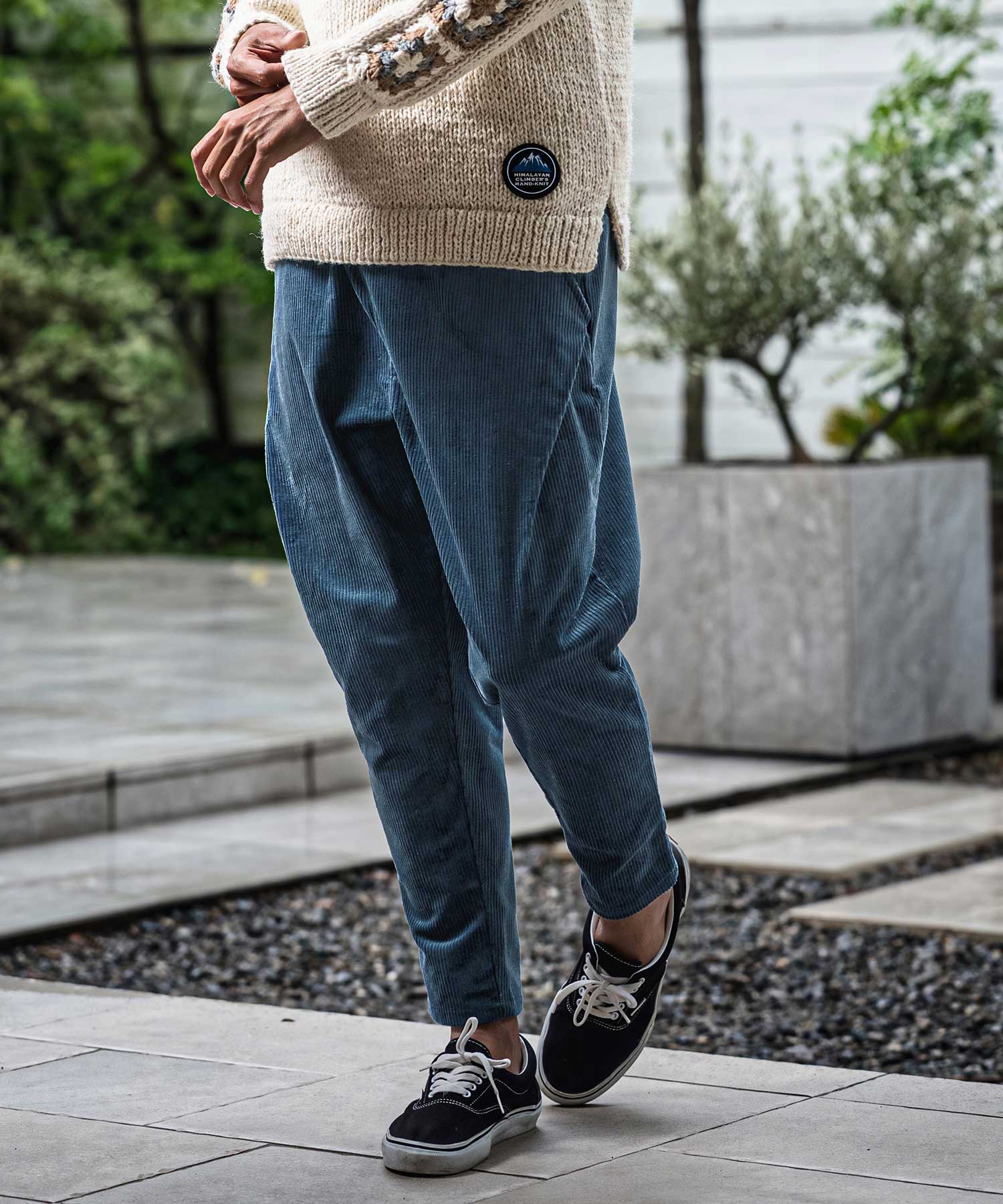 【CAMBIO】コーデュロイ ストレッチ テーパードパンツ CAMBIO(カンビオ)】【予約販売9月中旬～下旬入荷】Stretch Corduroy