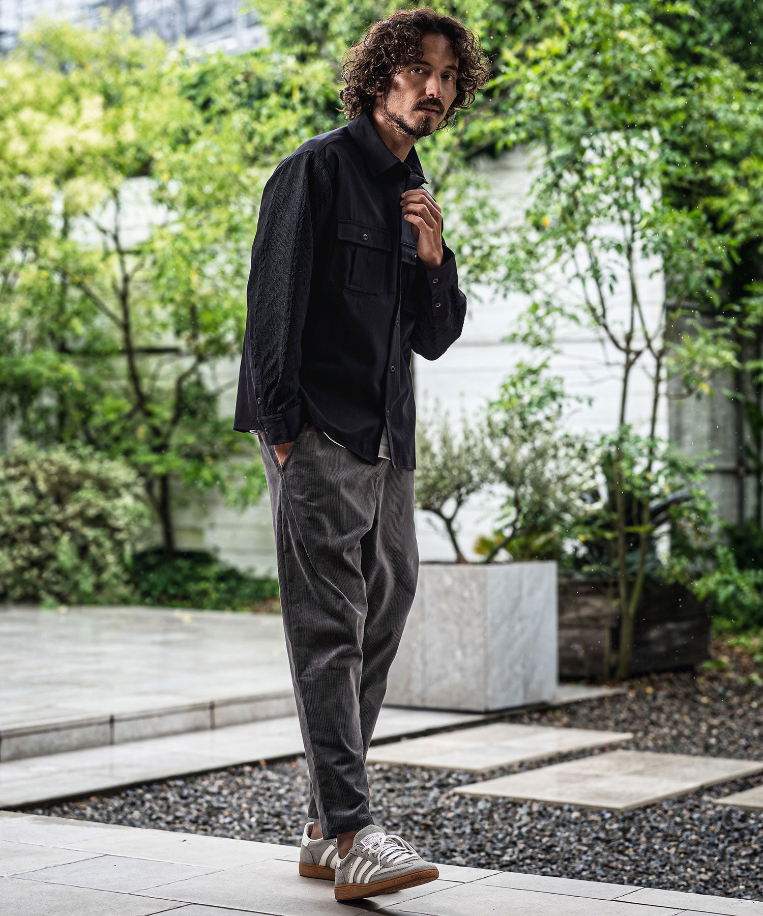 CAMBIO(カンビオ)】【予約販売9月中旬～下旬入荷】Stretch Corduroy