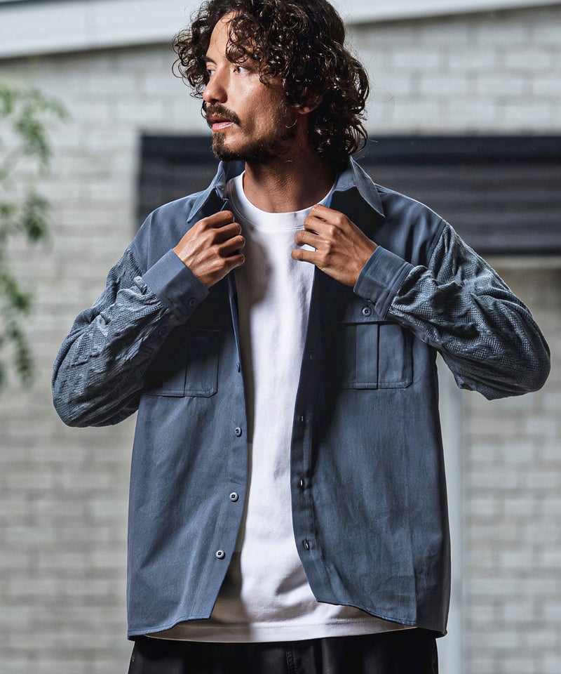 CAMBIO(カンビオ)】【予約販売9月中旬～下旬入荷】 ニットスリーブ 
