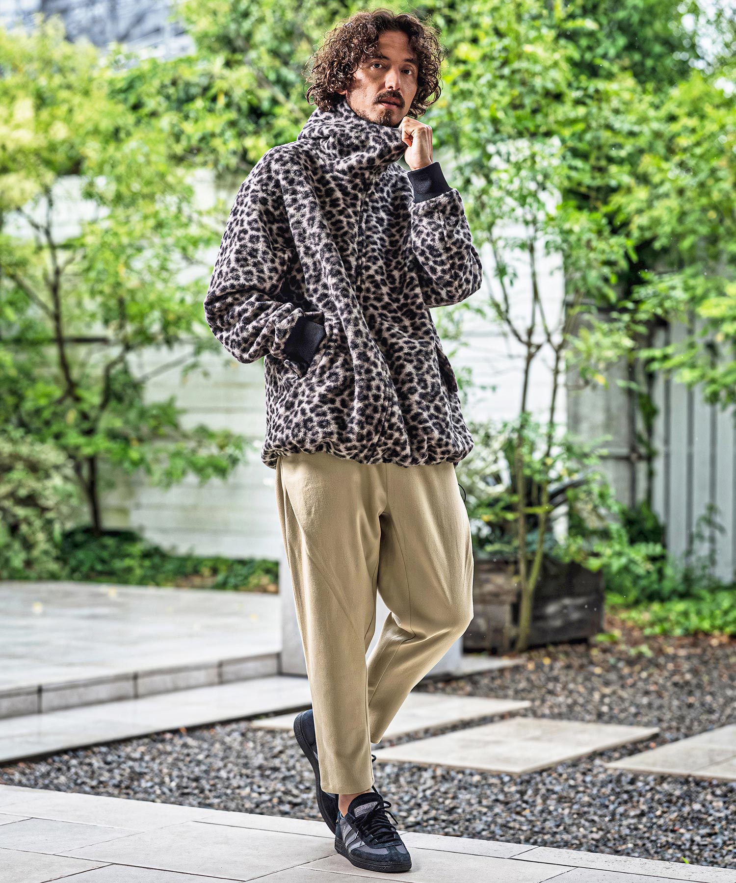 CAMBIO(カンビオ)】【予約販売8月中旬～下旬入荷】Brushed Slacks