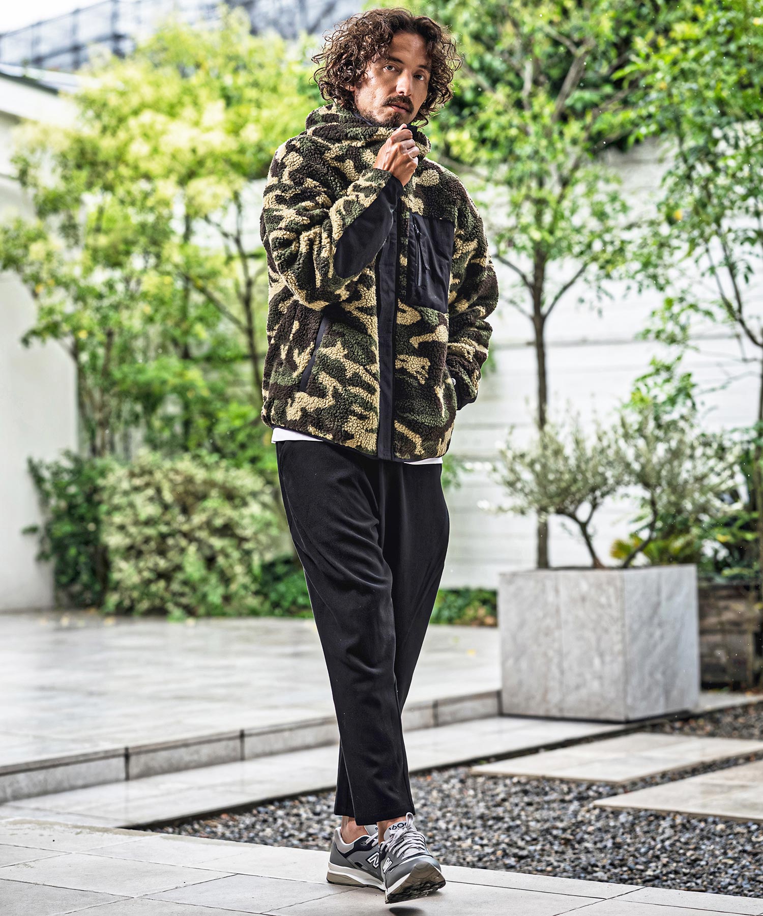CAMBIO(カンビオ)】【予約販売8月中旬～下旬入荷】Brushed Slacks