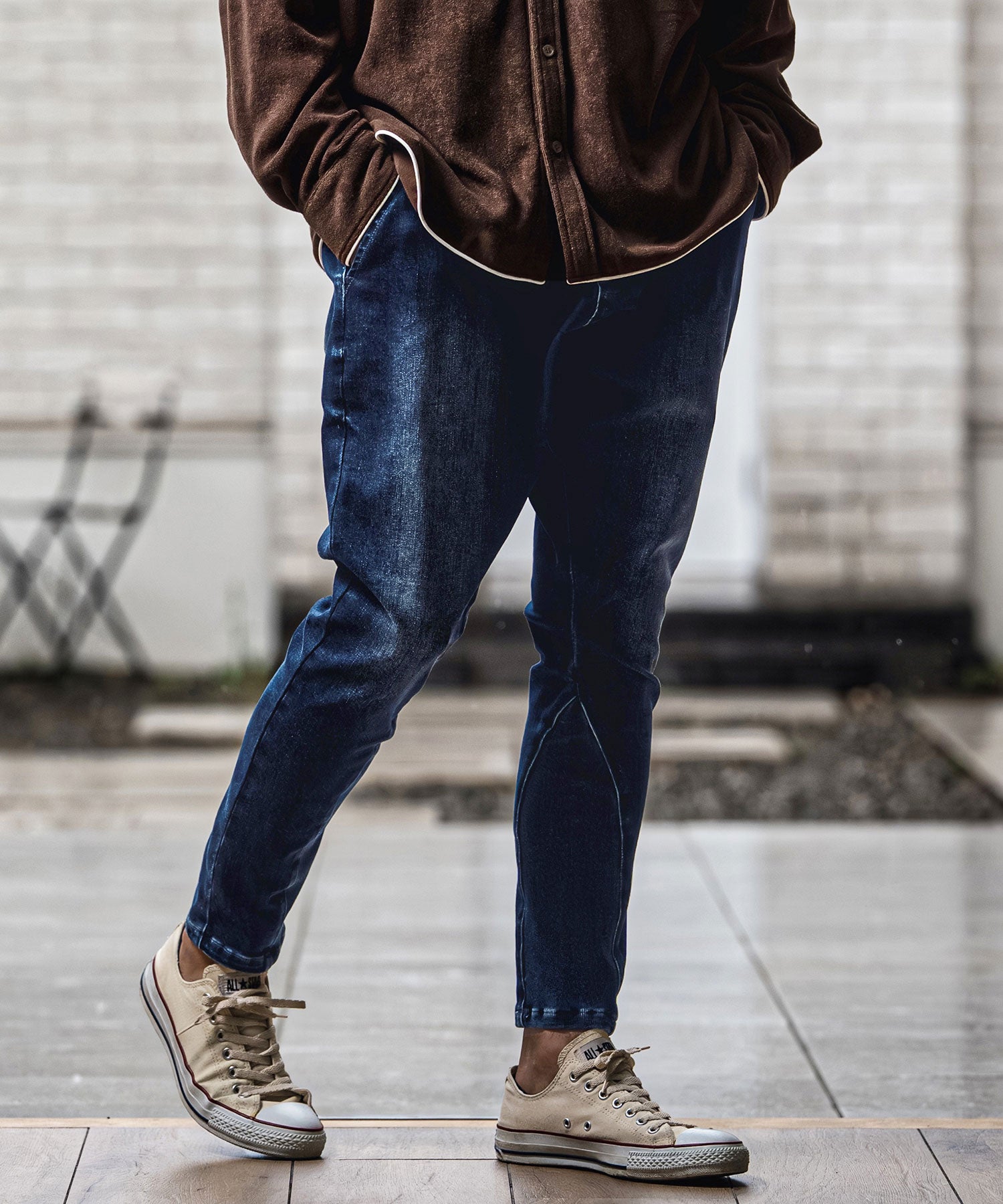 CAMBIO(カンビオ)】【予約販売7月下旬～8月上旬入荷】Stretch Denim