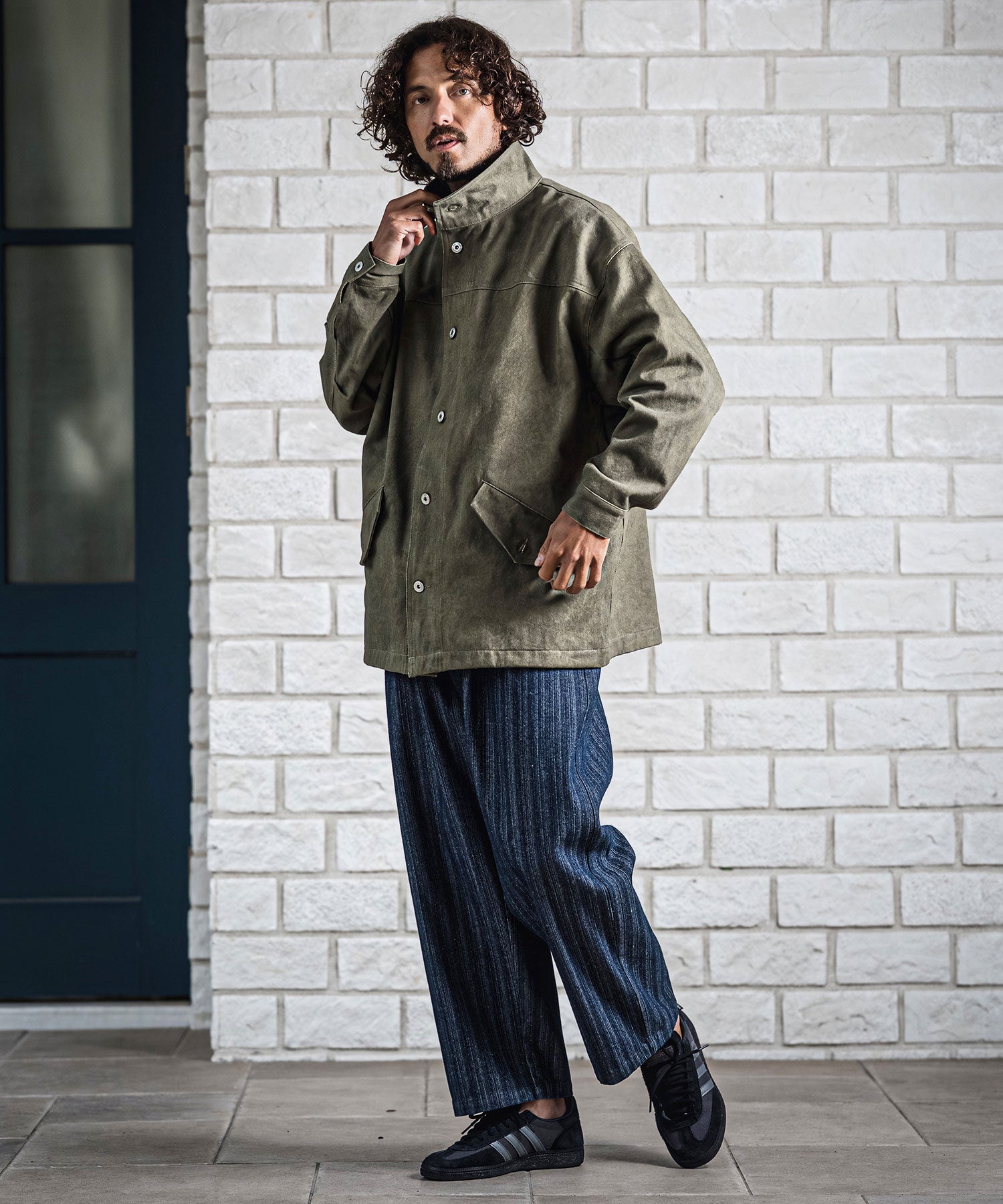 CAMBIO(カンビオ)】【予約販売7月下旬～8月上旬入荷】Jacquard Denim