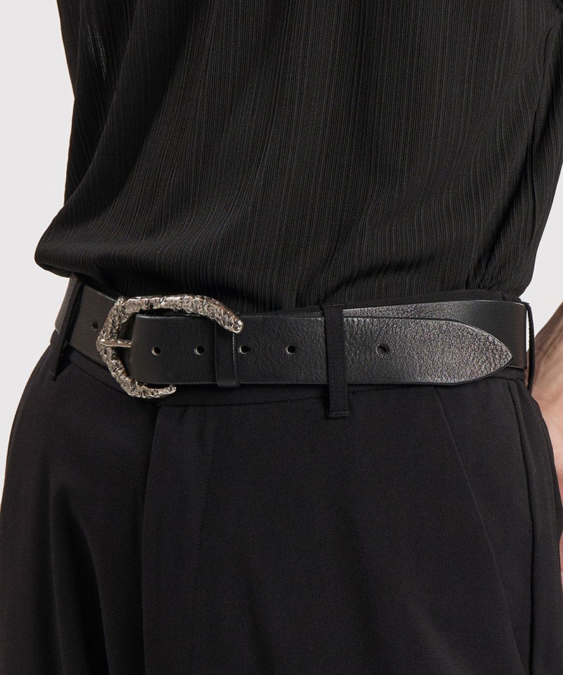 NO ID.(ノーアイディー)】ﾓﾙﾃﾝﾊﾞｯｸﾙﾚｻﾞｰﾍﾞﾙﾄ(859088-529E) | CAMBIO