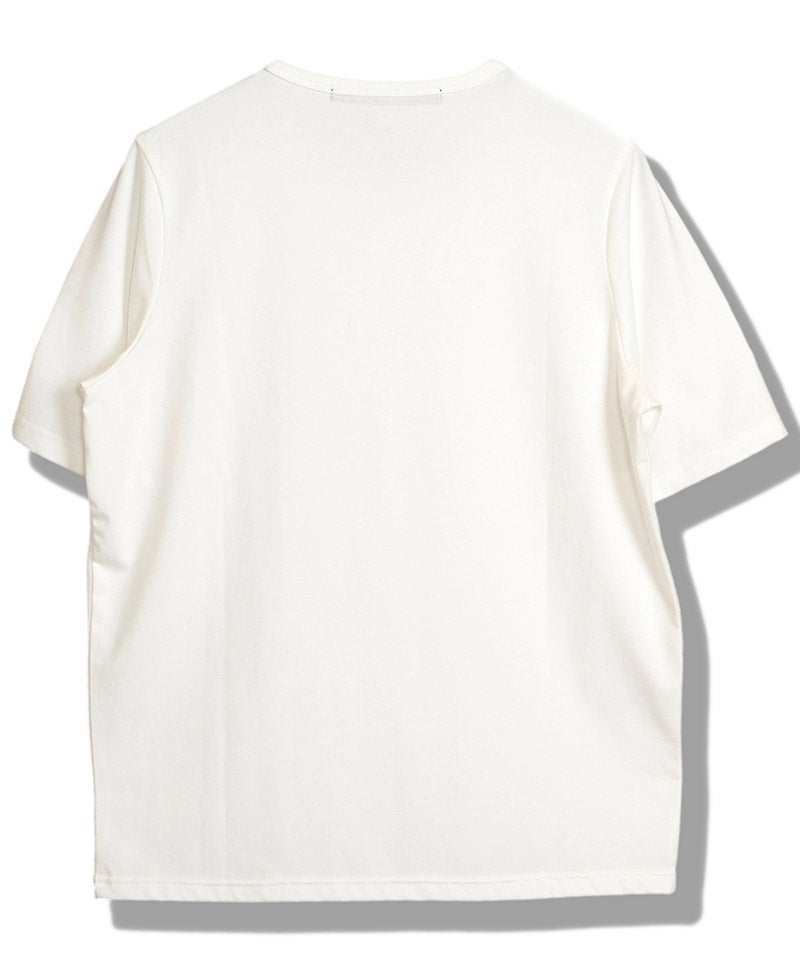 NO ID.(ノーアイディー)】ﾌｪｲｸﾚｲﾔｰﾄﾞﾍﾝﾘｰﾈｯｸPO プルオーバー Tシャツ