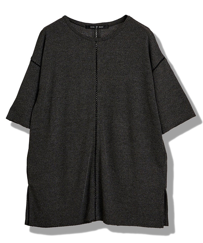 NO ID.(ノーアイディー)】ダイヤステッチサーマルC-N-PO Tシャツ