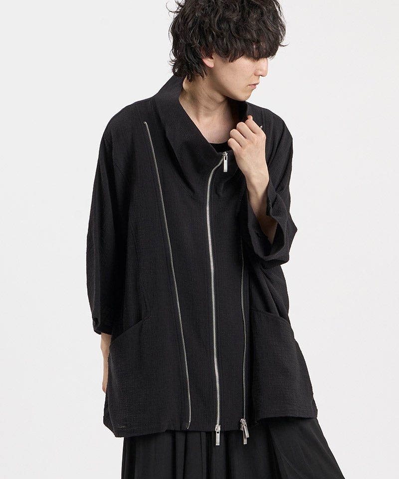 NOSIDE　(送料込み) NO ID.(ノーアイディー)】ｵﾌﾀｰﾄﾙW-ZIP 3WAY-BLZ ブルゾン(459006-533B