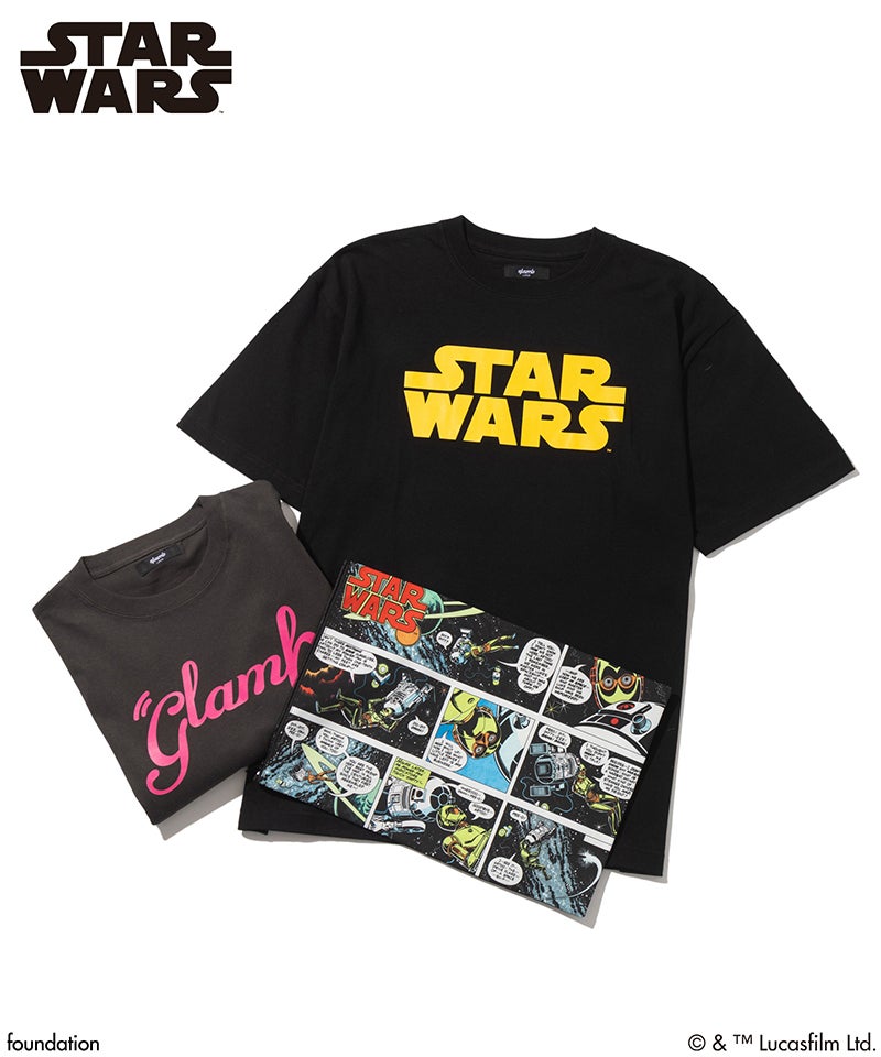 スターウォーズ Tシャツ 2枚セット L glamb(グラム)】【予約販売9月上旬～中旬入荷】STAR WARS-2-Pack Tee