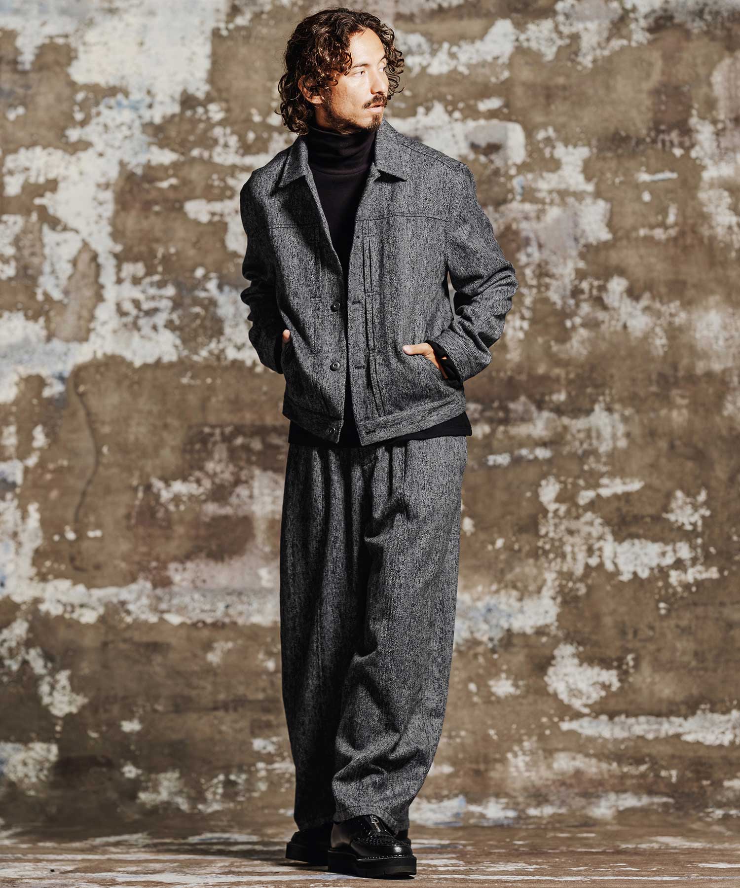 Jih Nunc(ジーヌンク)】【予約販売10月中旬～下旬入荷】 ツイード