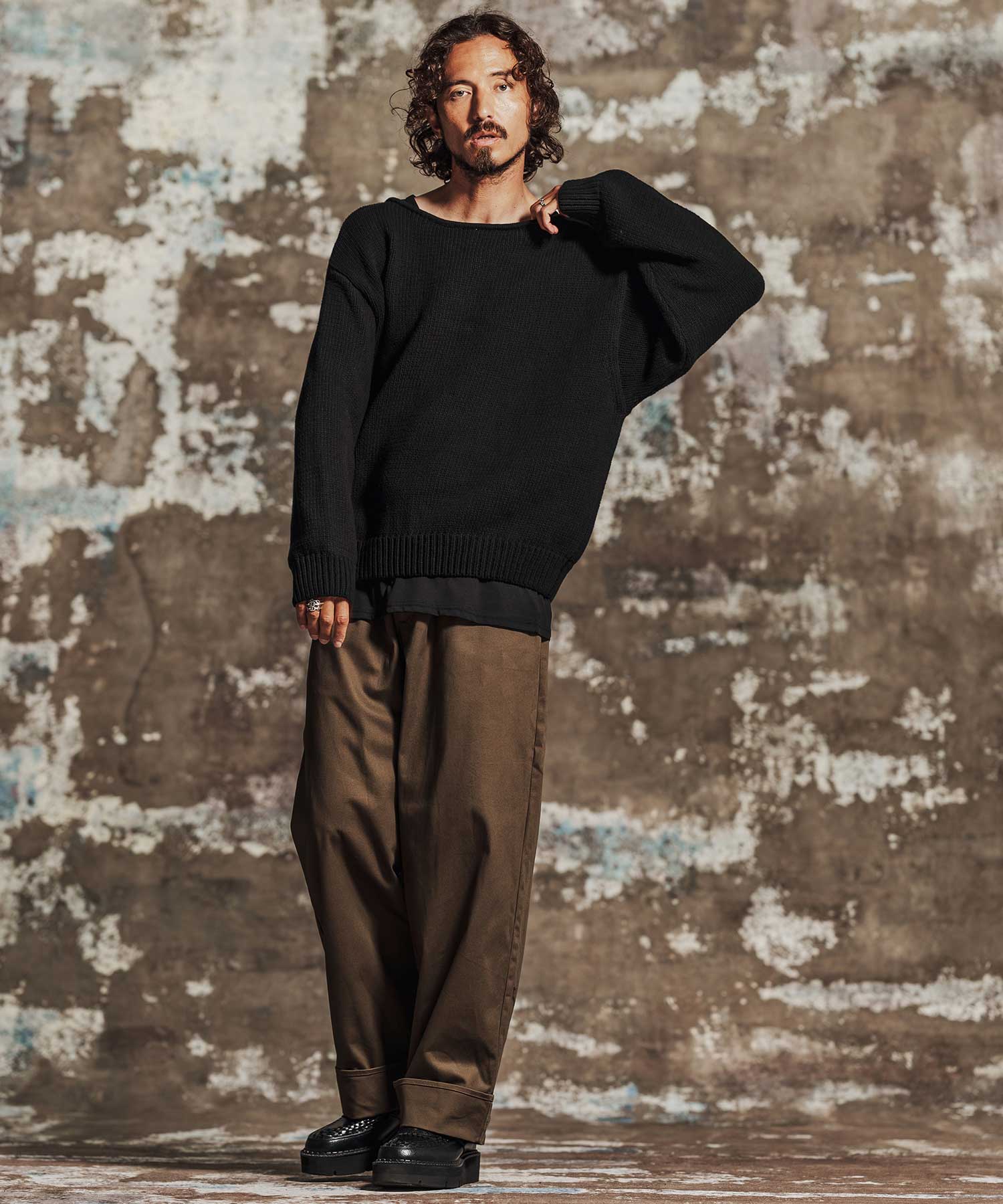 Jih Nunc(ジーヌンク)】【予約販売10月上旬～中旬入荷】 ボートネック