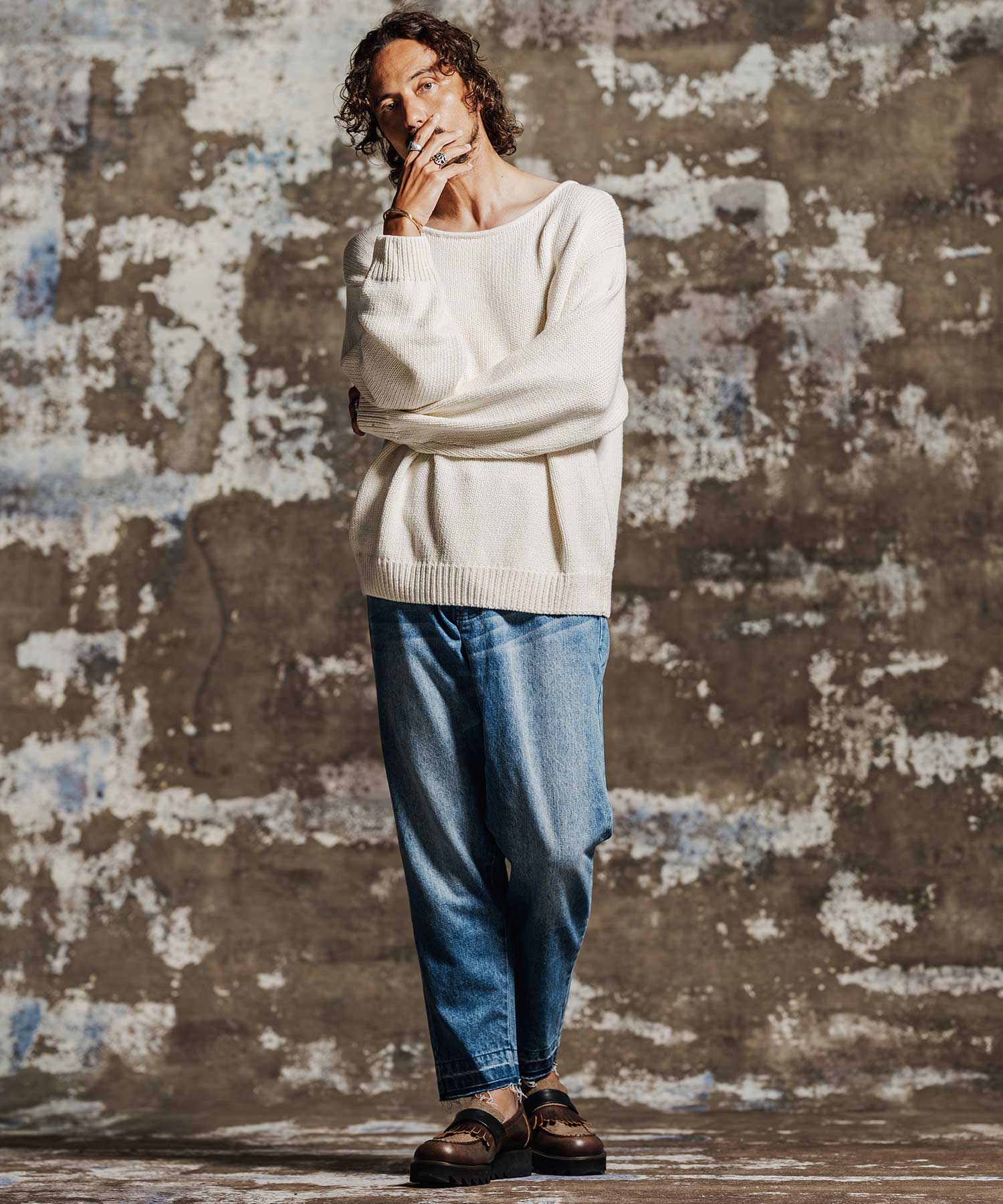 Jih Nunc(ジーヌンク)】【予約販売10月上旬～中旬入荷】 ボートネック