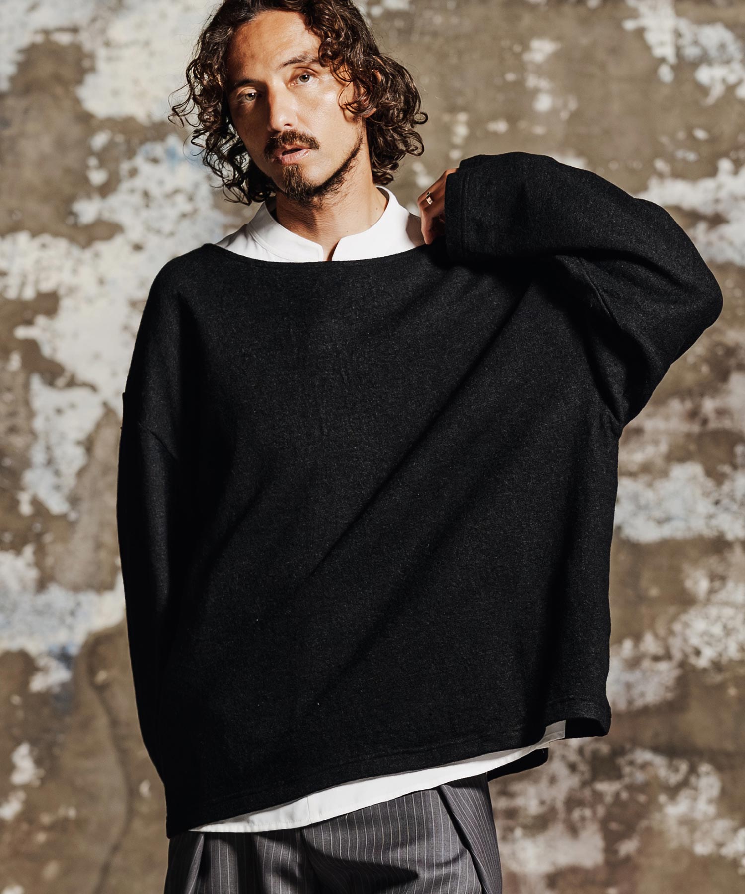 Jih Nunc(ジーヌンク)】【予約販売10月上旬～中旬入荷】 ウール混起毛