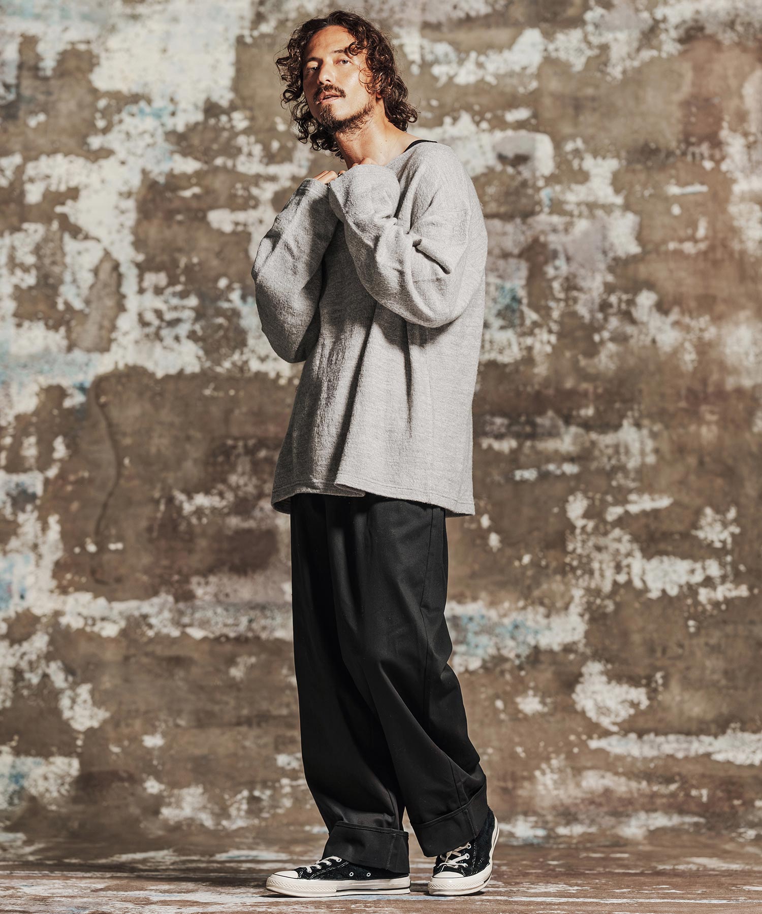Jih Nunc(ジーヌンク)】【予約販売10月上旬～中旬入荷】 ウール混起毛