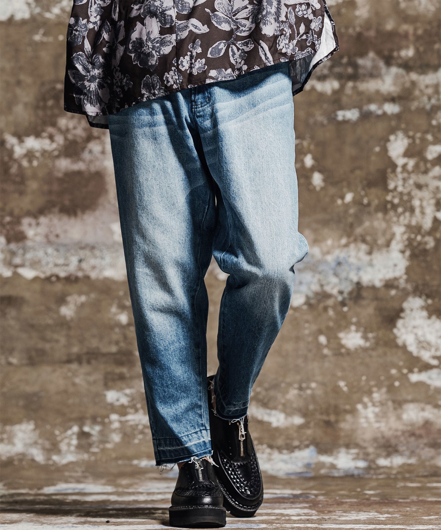 新品【Jih Nunc(ジーヌンク)】テーパードロールアップパンツ Jih Nunc(ジーヌンク)】【予約販売9月下旬～10月上旬入荷】 ローヘム