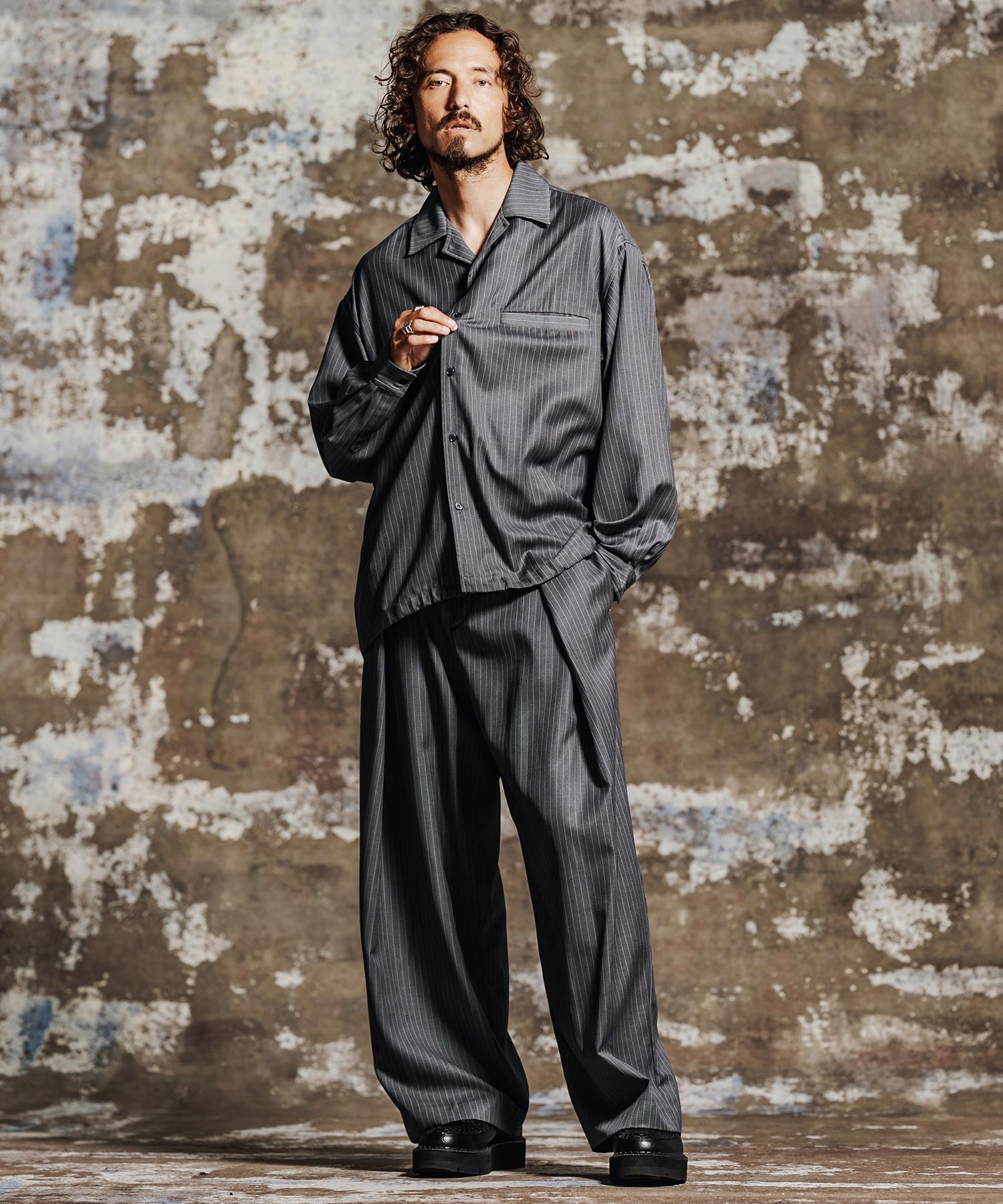 Jih Nunc(ジーヌンク)】【予約販売9月中旬～下旬入荷】 ピンストライプ