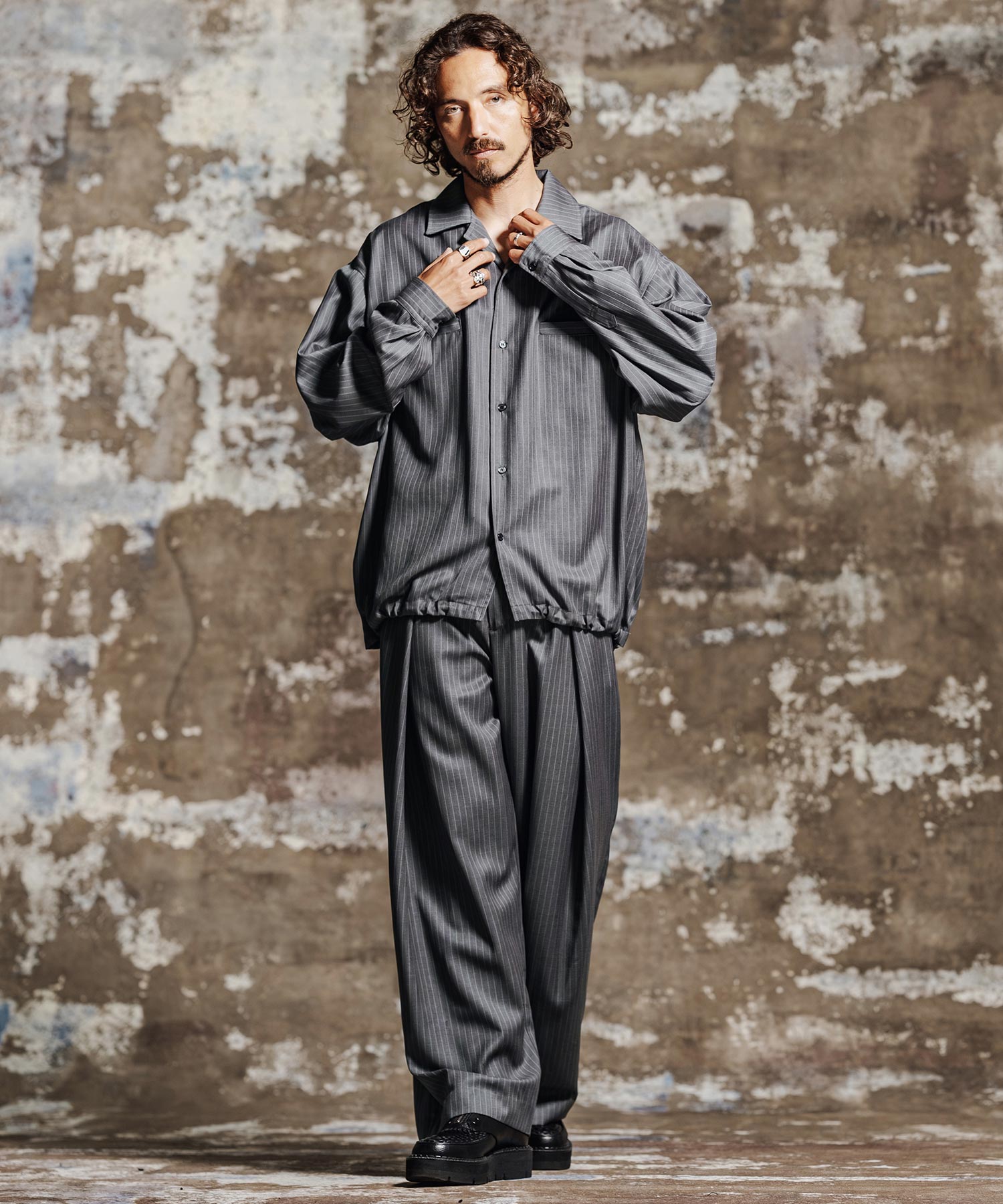 Jih Nunc(ジーヌンク)】【予約販売9月中旬～下旬入荷】 ピンストライプ