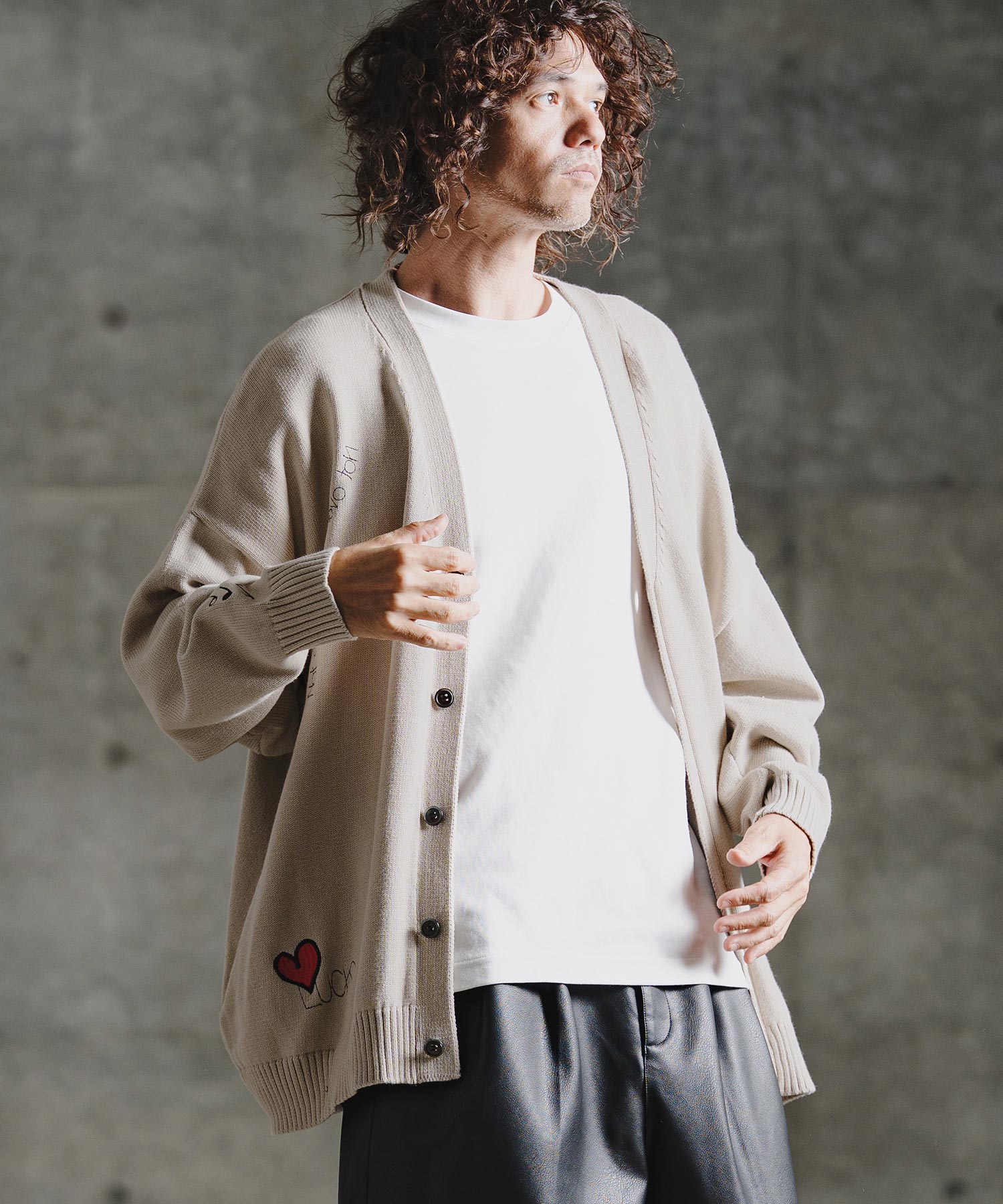 GLIMCLAP(グリムクラップ)】Retro Embroidered Knit Cardigan ニット