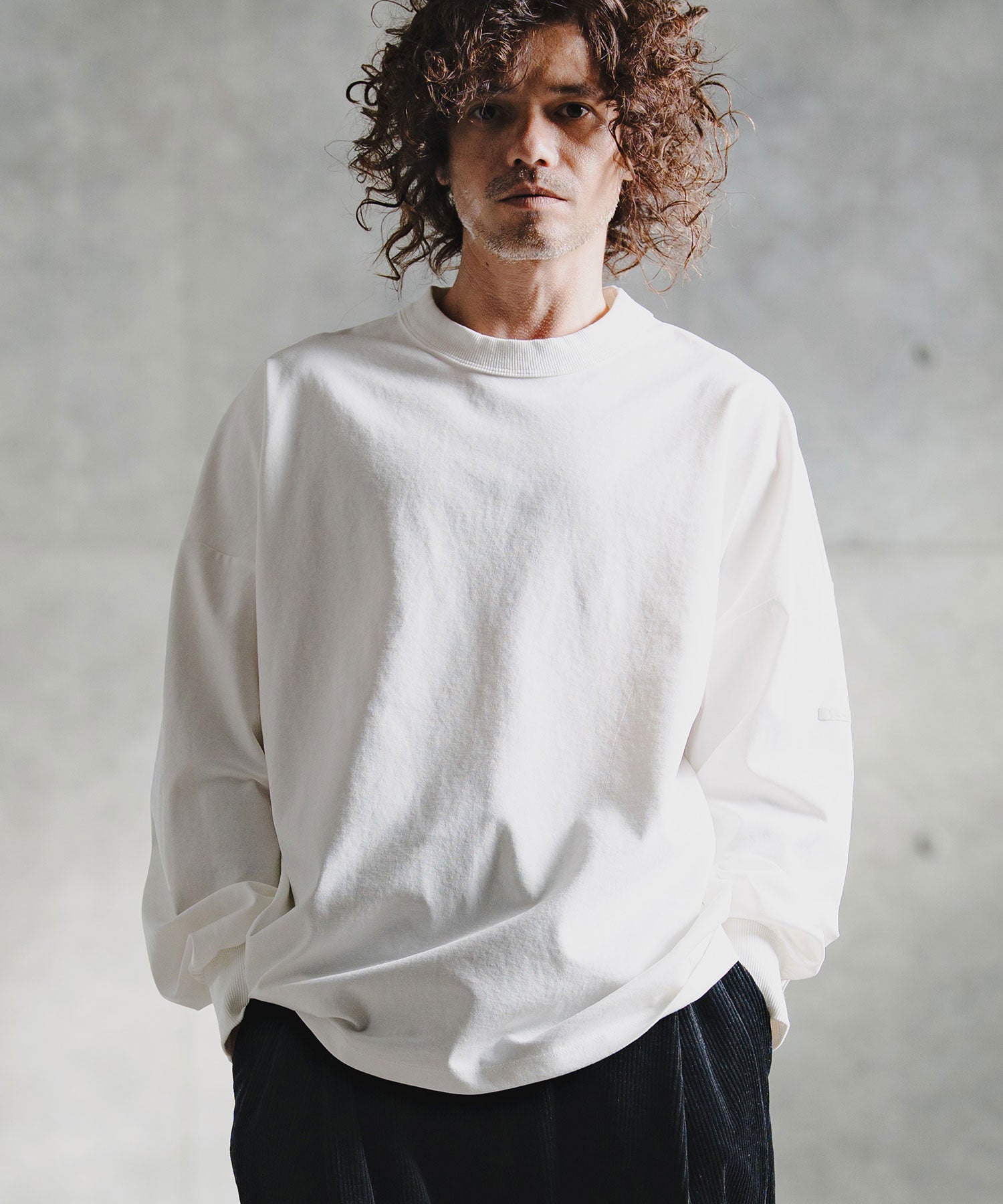 GLIMCLAP(グリムクラップ)】Smooth Jersey LS Tee ロングスリーブT