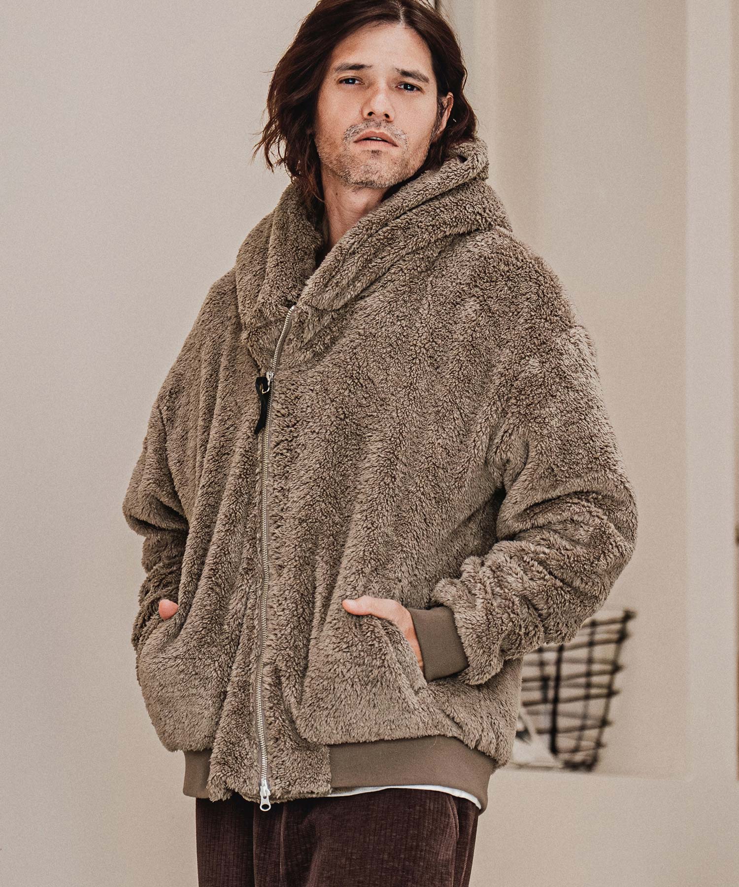 CAMBIO(カンビオ)】【予約販売9月中旬～下旬入荷】Short Micro Fur