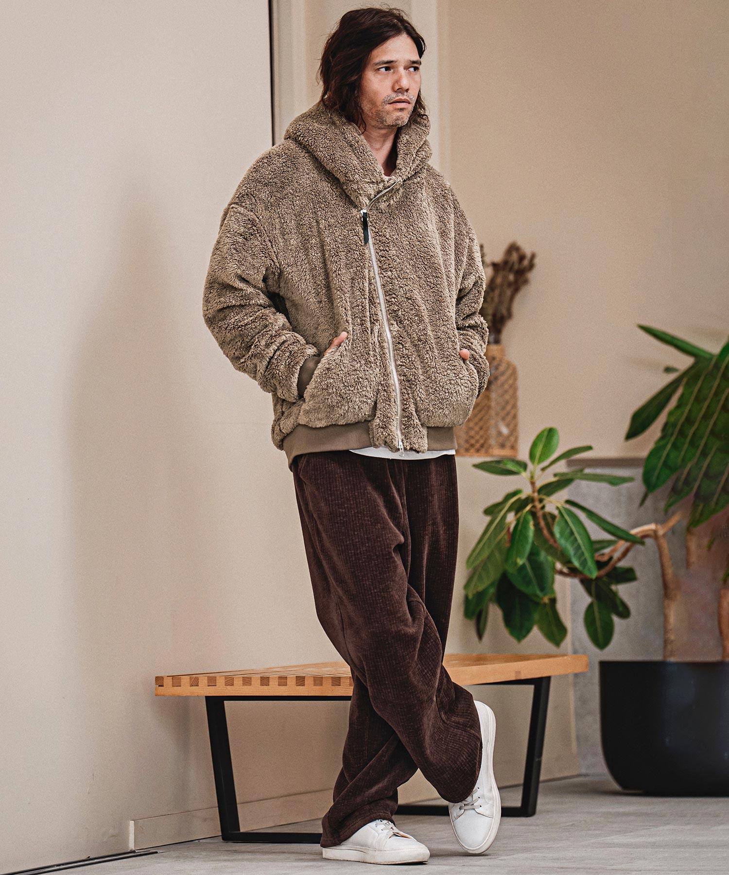 CAMBIO(カンビオ)】【予約販売9月中旬～下旬入荷】Short Micro Fur