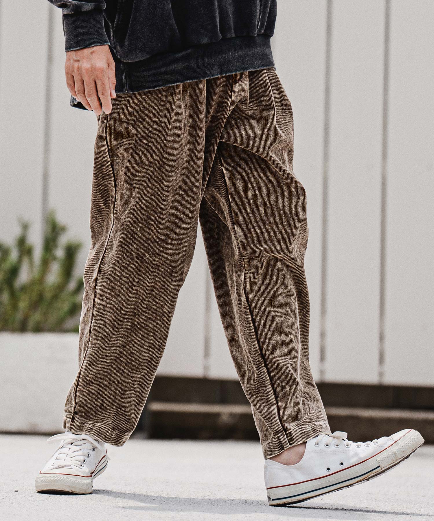 CAMBIO コーデュロイ テーパードパンツ L CAMBIO(カンビオ)】【予約販売9月中旬～下旬入荷】Faded Corduroy
